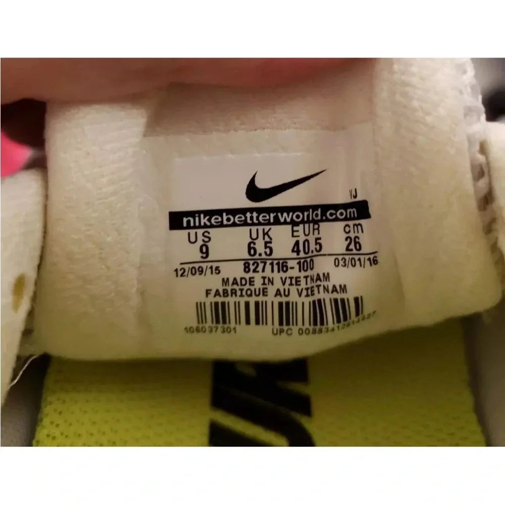 Nike Free RN Distance White Wolf Grey Women’s 9 M